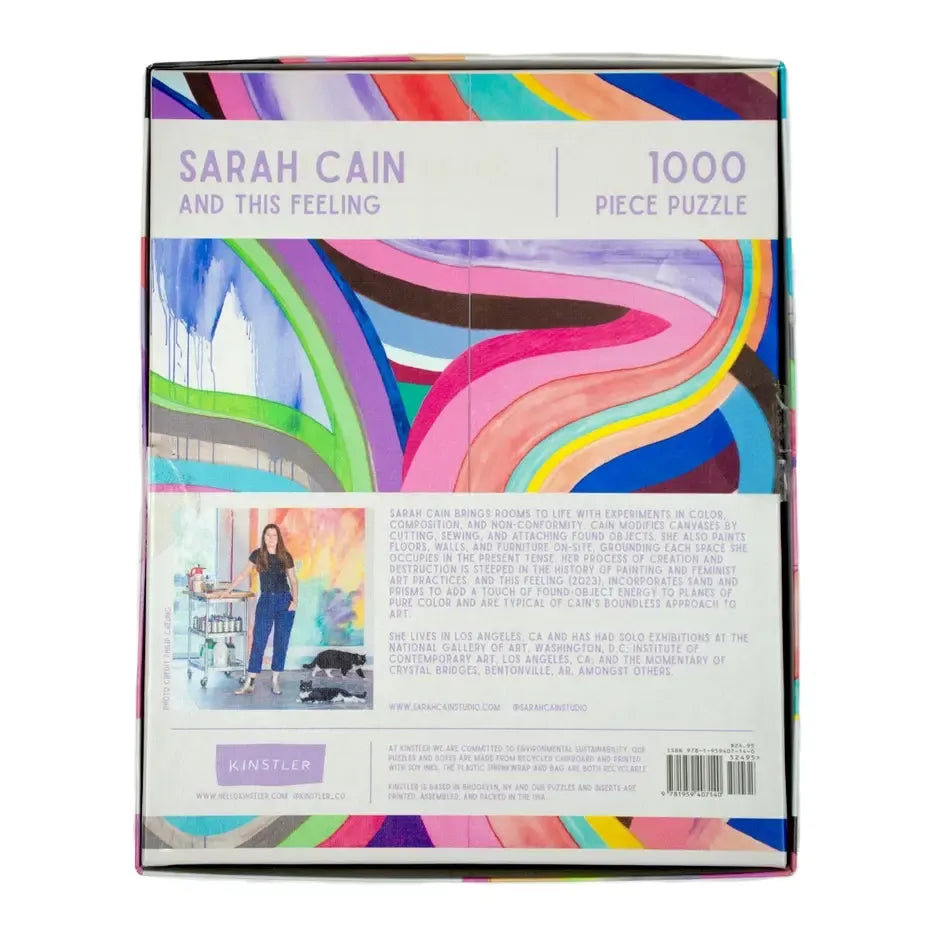 And This Feeling by Sarah Cain 1000 Piece Jigsaw Puzzle Kinstler (ONLINE ORDER ONLY)