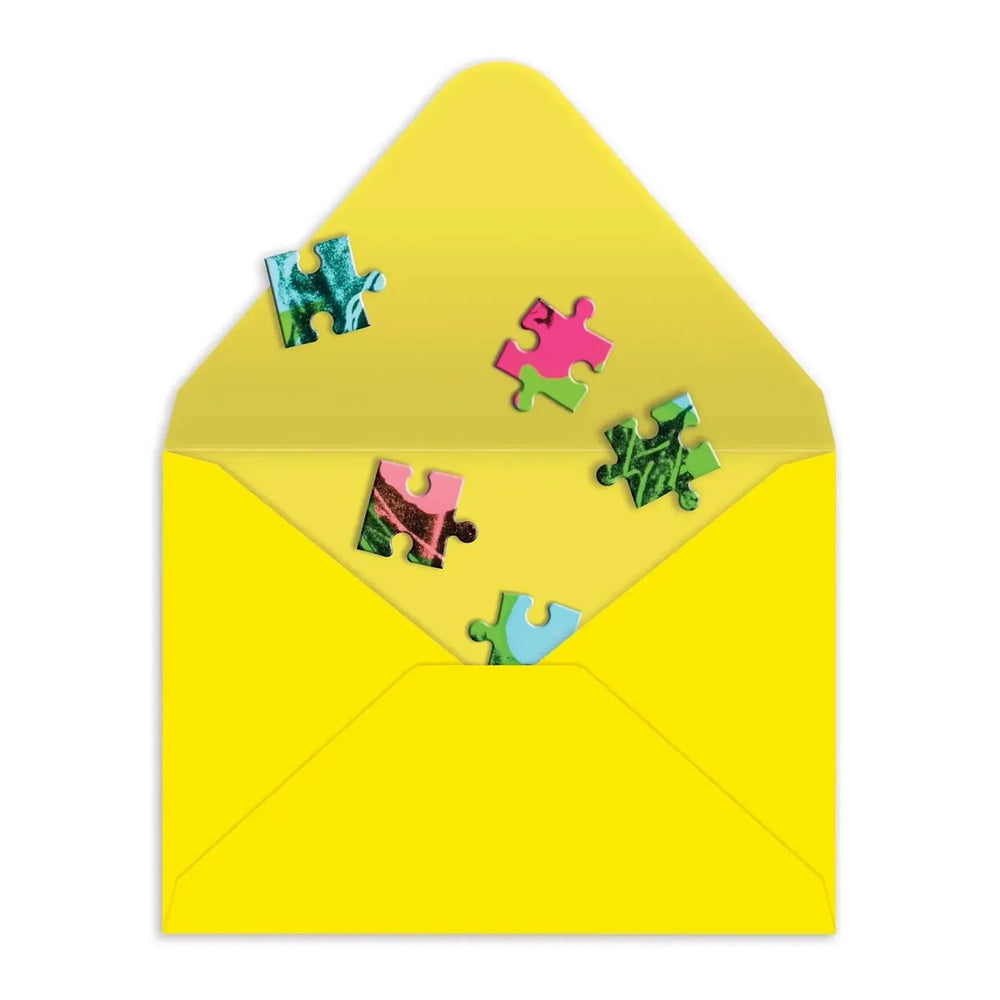 Andy Warhol Flowers Greeting Card 60 Piece Jigsaw Puzzle Galison (ONLINE ORDER ONLY)