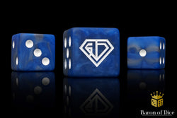 Angry Joe Show Official Dice - Blue (ONLINE ORDER ONLY)