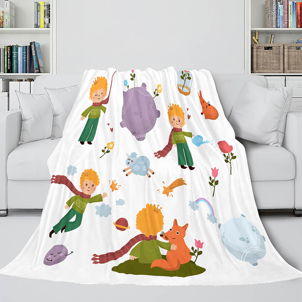 Animal Flower Soft Flannel Fleece Throw Cosplay Blanket (Online Order Only)
