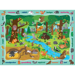 Animals in the Forest Hide & Seek 48 Piece Jigsaw Puzzle MasterPieces (ONLINE ORDER ONLY)