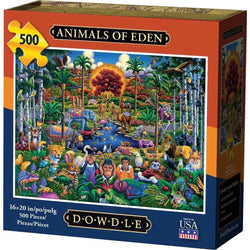 Animals of Eden 500 Piece Jigsaw Puzzle Dowdle