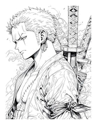 Anime Action Stars Coloring Book Vol 1 | 60 Pages | Teens & Adults (ONLINE ORDER ONLY)