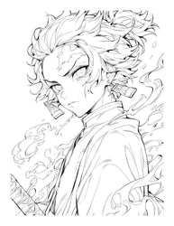 Anime Action Stars Coloring Book Vol 1 | 60 Pages | Teens & Adults (ONLINE ORDER ONLY)
