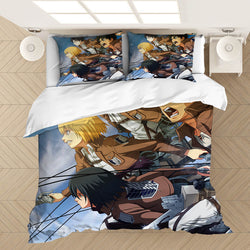 Anime Attack on Titan Bedding Set Quilt Covers Without Filler (Online Order Only)