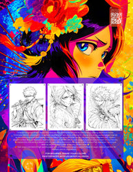 Anime Chronicles: Bankai Unleashed! A Bleach Coloring Book (Volume 7) PDF (ONLINE ORDER ONLY)
