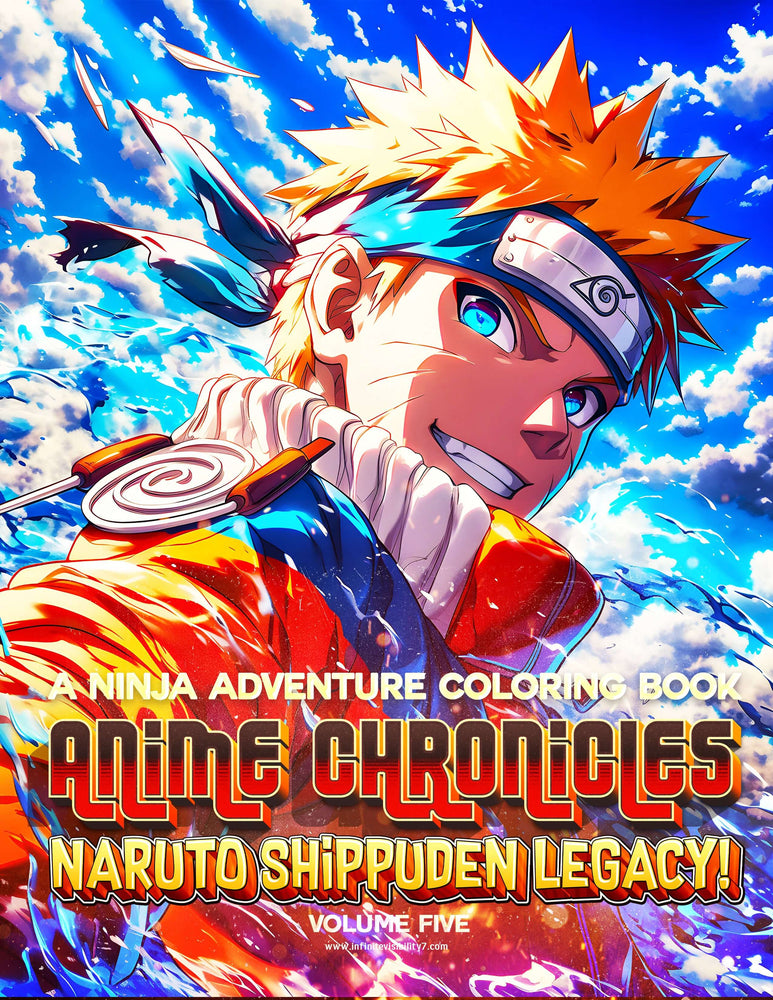 Anime Chronicles: Naruto Shippuden Legacy! A Ninja Adventure Coloring Book PDF (ONLINE ORDER ONLY)