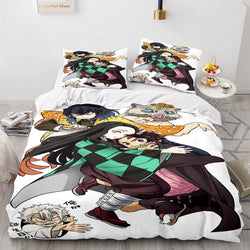 Anime Demon Slayer Cosplay Bedding Set Quilt Cover Without Filler (Online Order Only)