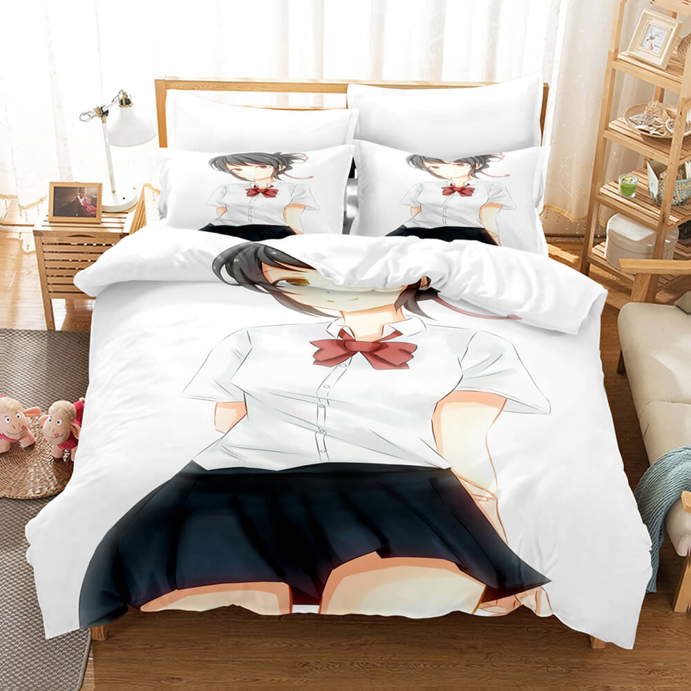 Anime Kizuna AI Cosplay Bedding Set Quilt Covers Without Filler (Online Order Only)