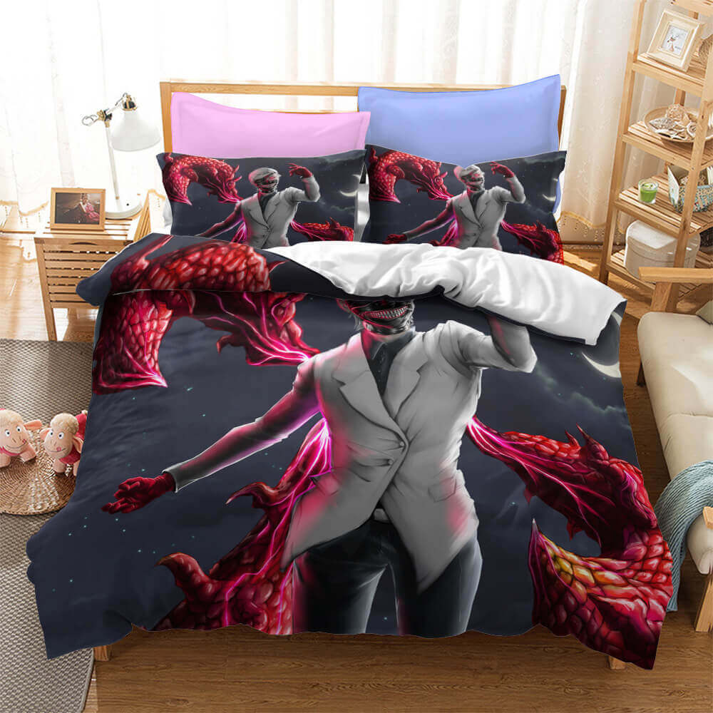 Anime Tokyo Ghoul Cosplay Bedding Set Quilt Cover (Online Order Only)