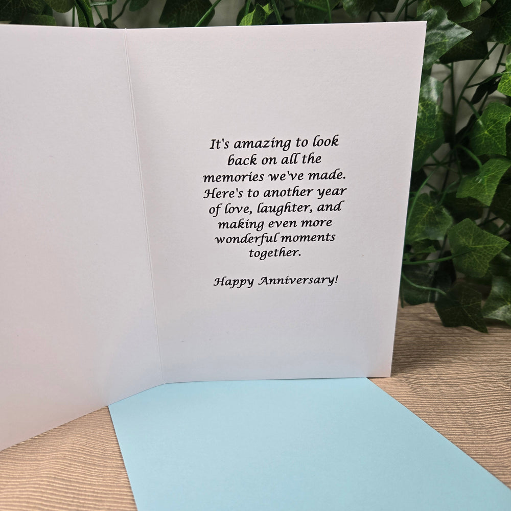Floral Butterfly Anniversay Card (ONLINE ORDER ONLY)