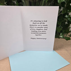 Floral Butterfly Anniversay Card (ONLINE ORDER ONLY)
