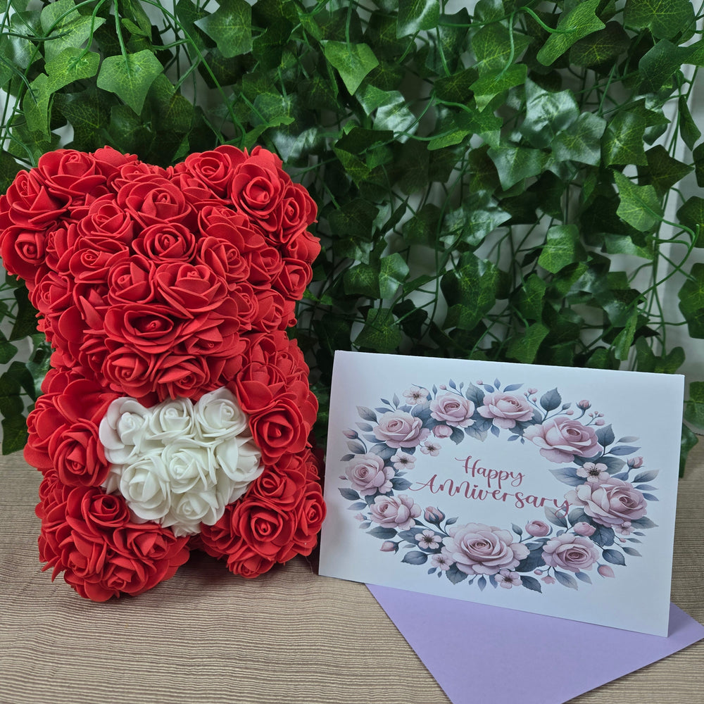 Floral Anniversay Card (ONLINE ORDER ONLY)
