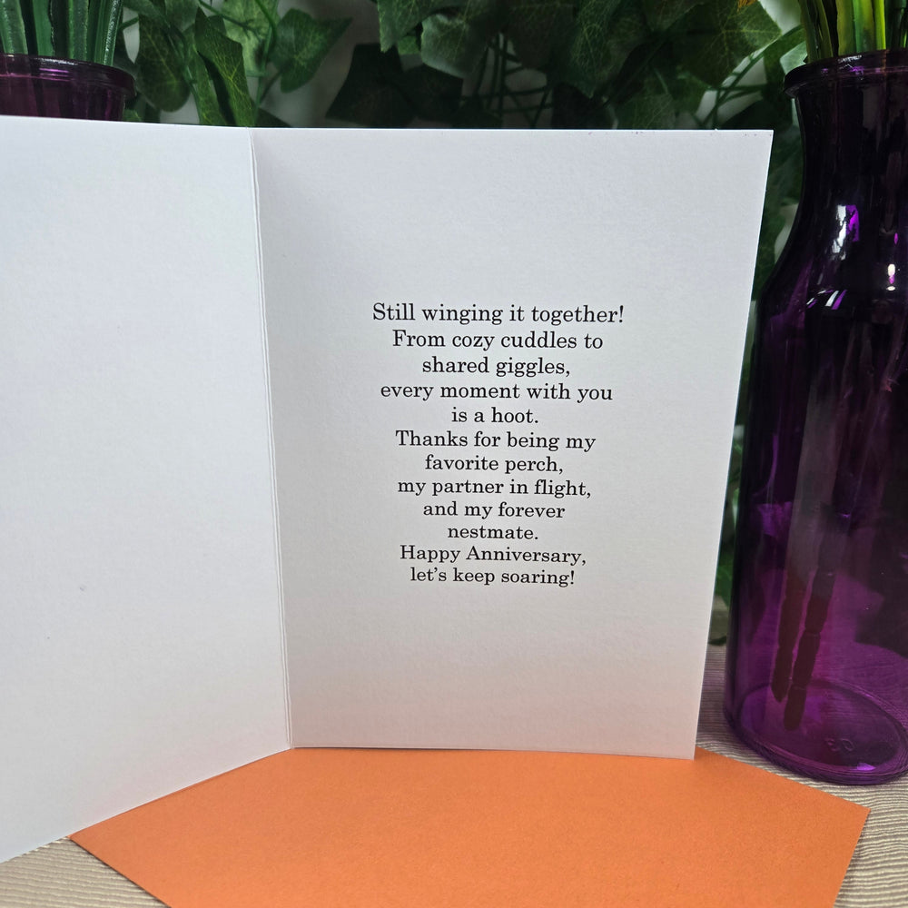 Cute Owl Couple Anniversary Card (ONLINE ORDER ONLY)