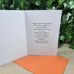 Cute Owl Couple Anniversary Card (ONLINE ORDER ONLY)