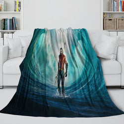 Aquaman and the Lost Kingdom Blanket Flannel Fleece Throw Room Decoration (Online Order Only)