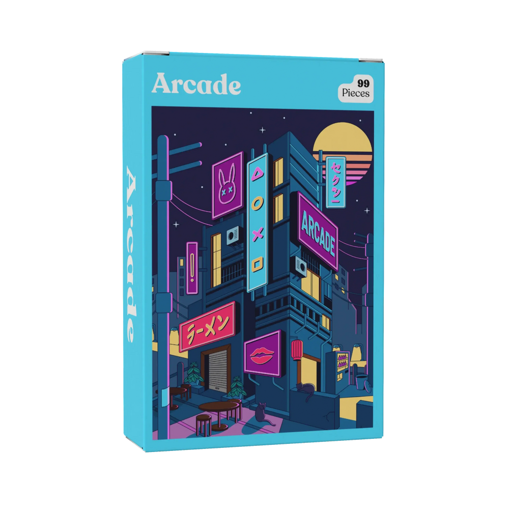 Arcade 99 Piece Mini Jigsaw Puzzle Puzzledly (ONLINE ORDER ONLY)