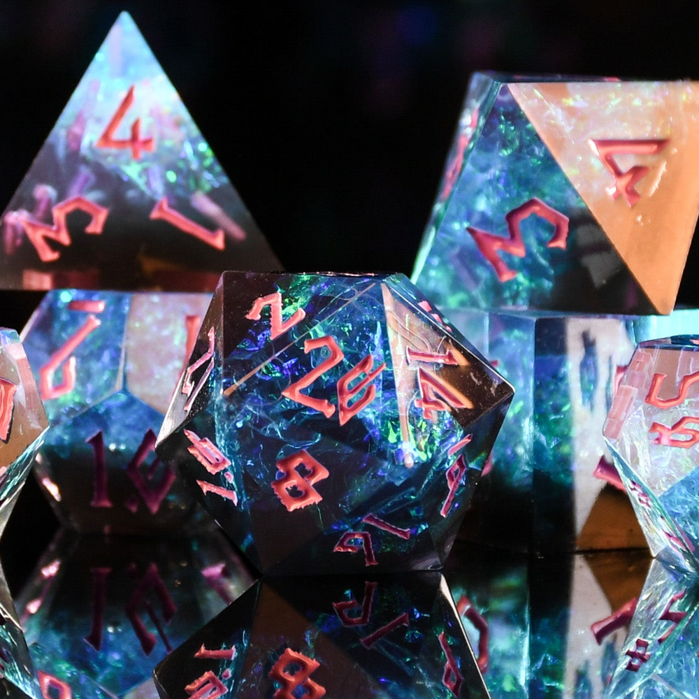 Pre-Order|| Arcane Gate Sharp-Edged Resin Dice Set
