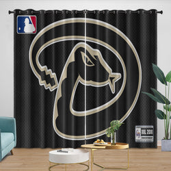 Arizona Diamondbacks Curtains Blackout Window Drapes Room Decoration (Online Order Only)