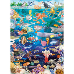 Around the World in 50 Fish 1000 Piece Jigsaw Puzzle Laurence King (ONLINE ORDER ONLY)