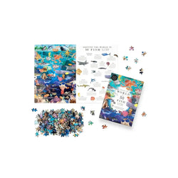 Around the World in 50 Fish 1000 Piece Jigsaw Puzzle Laurence King (ONLINE ORDER ONLY)