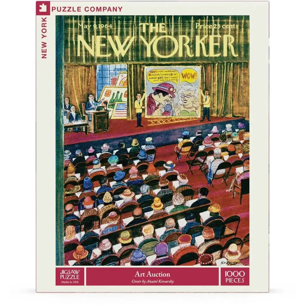 Art Auction 1000 Piece Jigsaw Puzzle NYPC (ONLINE ORDER ONLY)
