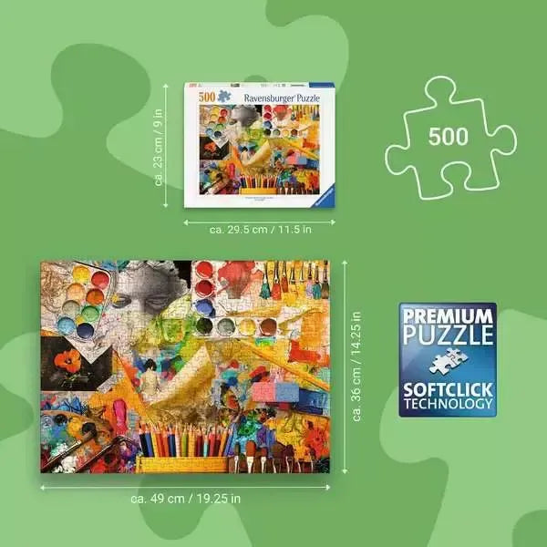 Art Studio 500 Piece Jigsaw Puzzle Ravensburger (ONLINE ORDER ONLY)