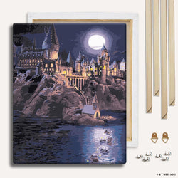 Boats To Hogwarts - Paint By Numbers Kit