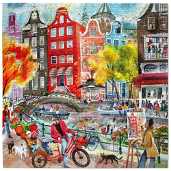 Artists in Amsterdam 1000 Piece Jigsaw Puzzle eeBoo (ONLINE ORDER ONLY)