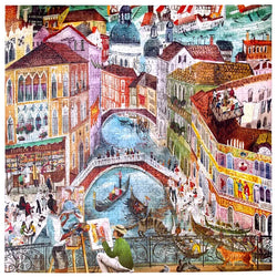 Artists in Venice 1000 Piece Jigsaw Puzzle eeBoo (ONLINE ORDER ONLY)