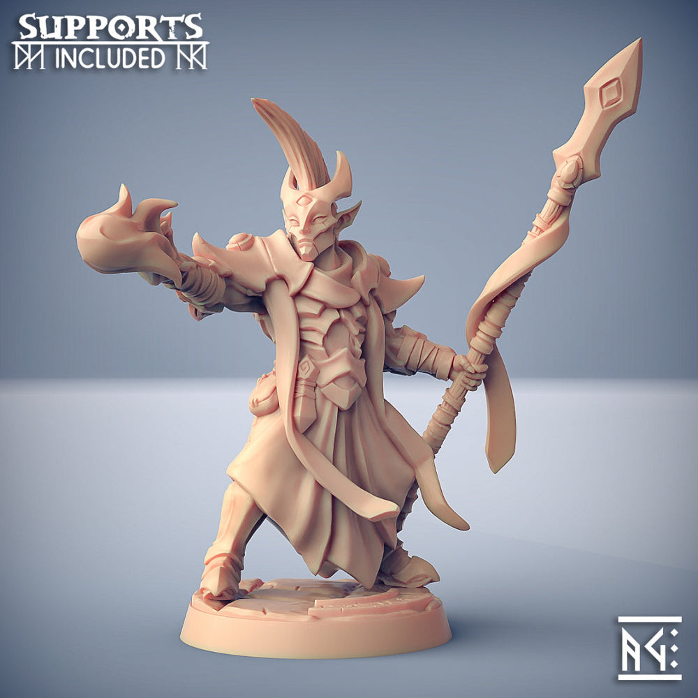 3D Printed Artisan Guild Ashen Inquisitor Set Ashen Alfar Inquisitors 28mm 32mm (Online Only)