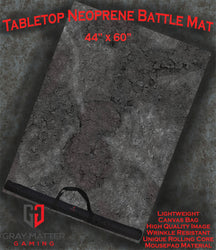 Ashen Wastelands | Neoprene Battle Mat with Bag | Baron of Dice (ONLINE ORDER ONLY)
