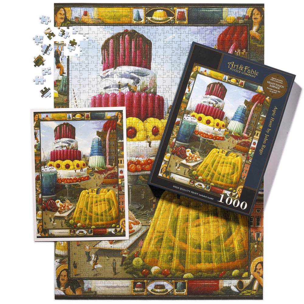 Aspic Hunt 1000 Piece Premium Jigsaw Puzzle Art & Fable (ONLINE ORDER ONLY)