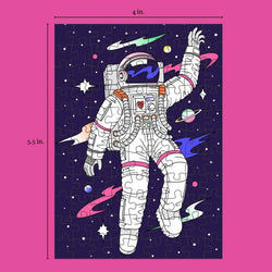 Astronaut 99 Piece Mini Jigsaw Puzzle Puzzledly (ONLINE ORDER ONLY)