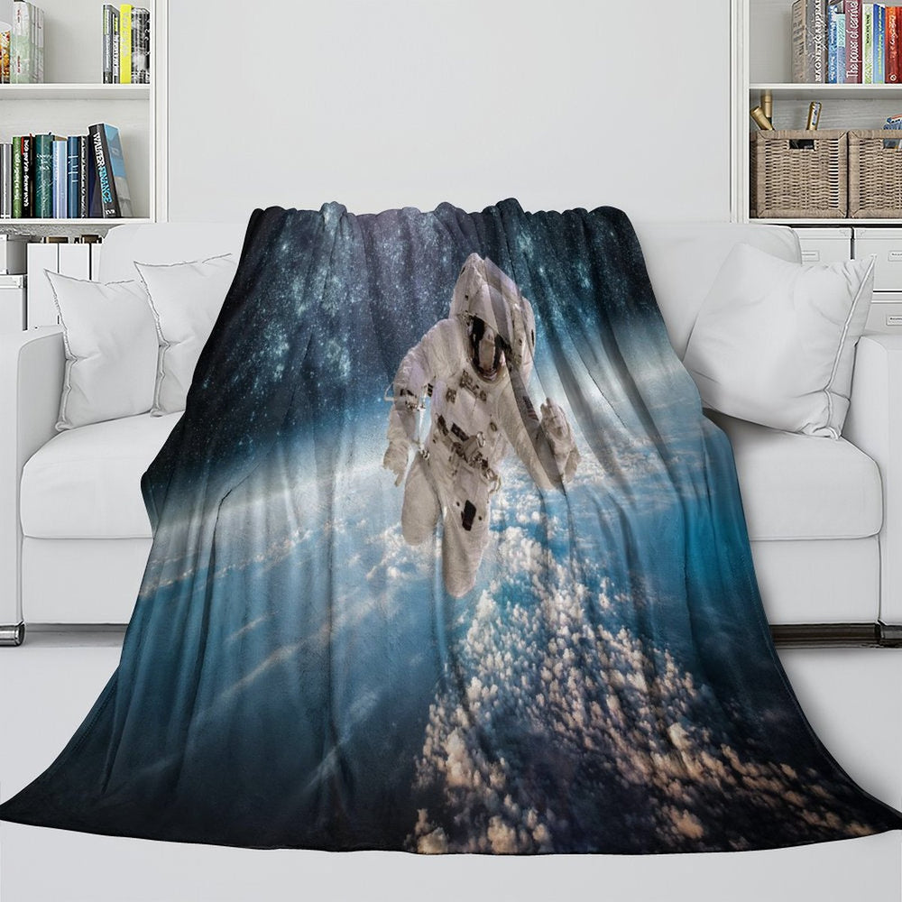Astronaut Blanket Flannel Kids Room Throw (ONLINE ORDER ONLY)