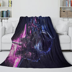 Astronaut Blanket Pattern Flannel Kids Room Throw (ONLINE ORDER ONLY)