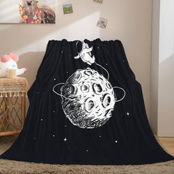 Astronaut Blanket Soft Flannel Blanket (Online Order Only)