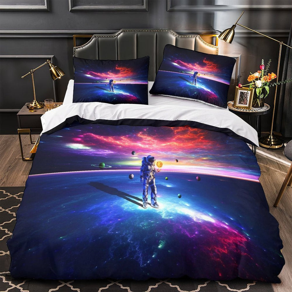 Astronaut Duvet Cover Kids Room Bedding Set Without Filler (ONLINE ORDER ONLY)