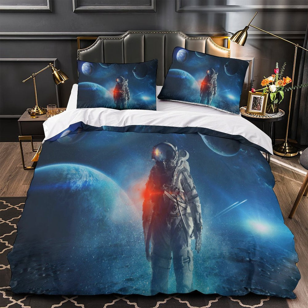 Astronaut Duvet Cover Kids Room Bedding Set Without Filler (ONLINE ORDER ONLY)