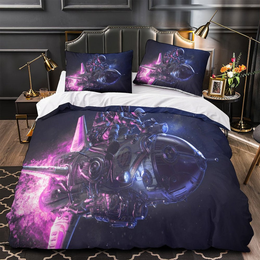 Astronaut Duvet Cover Kids Room Bedding Set Without Filler (ONLINE ORDER ONLY)