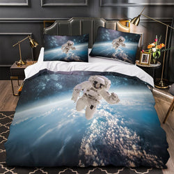 Astronaut Duvet Cover Pattren Bedding Set Without Filler (ONLINE ORDER ONLY)