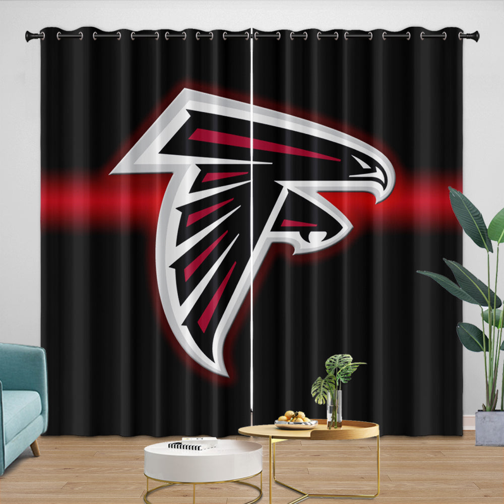 Atlanta Falcons Curtains Blackout Window Drapes (Online Order Only)