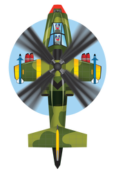 FlightZone 54 inch tall Attack Copter (ONLINE ORDER ONLY)