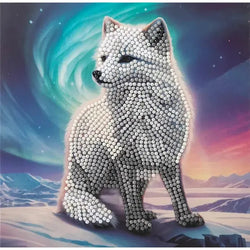 Aurora the Fox Crystal Art Card Kit Craft Buddy (ONLINE ORDER ONLY)