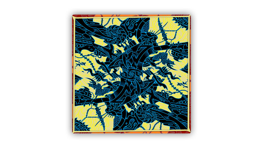Auto Mat Grainlur Black 2 Player Cloth Playmat (ONLINE ORDER ONLY)