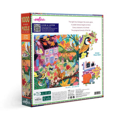 Autumn Cottage 1000 Piece Jigsaw Puzzle eeBoo (ONLINE ORDER ONLY)