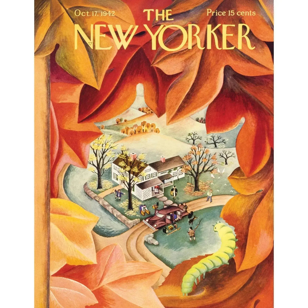 Autumn View The New Yorker 100 Piece Mini Jigsaw Puzzle NYPC (ONLINE ORDER ONLY)