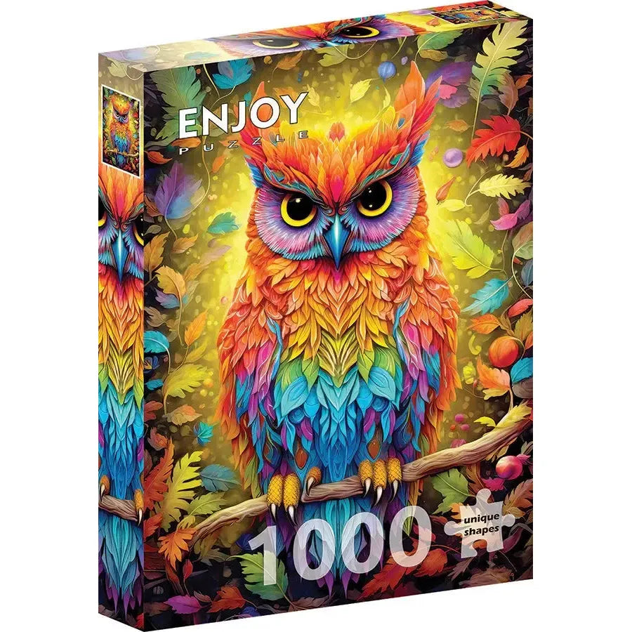 Autumnal Owl 1000 Piece Jigsaw Puzzle Enjoy (ONLINE ORDER ONLY)