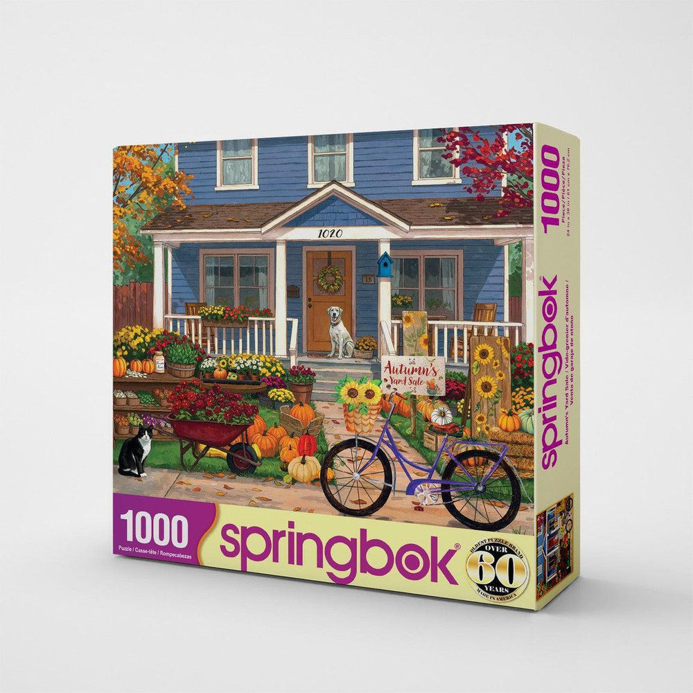 Autumn's Yard Sale 1000 Piece Jigsaw Puzzle Springbok (ONLINE ORDER ONLY)
