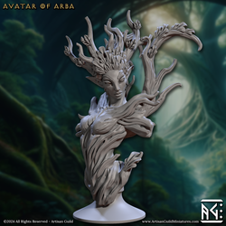 3D Printed Artisan Guild Barkwraith Spriggans Busts 28mm 32mm (Online Only)